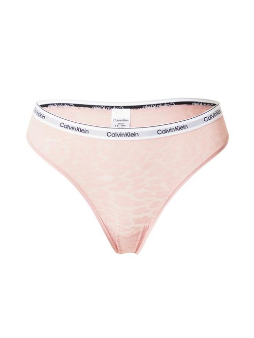 Calvin Klein Underwear String  pudder / sort / offwhite