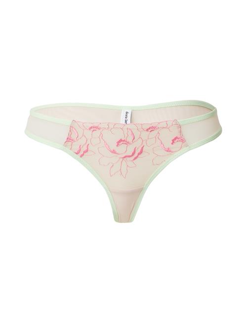 Dora Larsen String 'LUCILLE'  beige / lysegrøn / pink