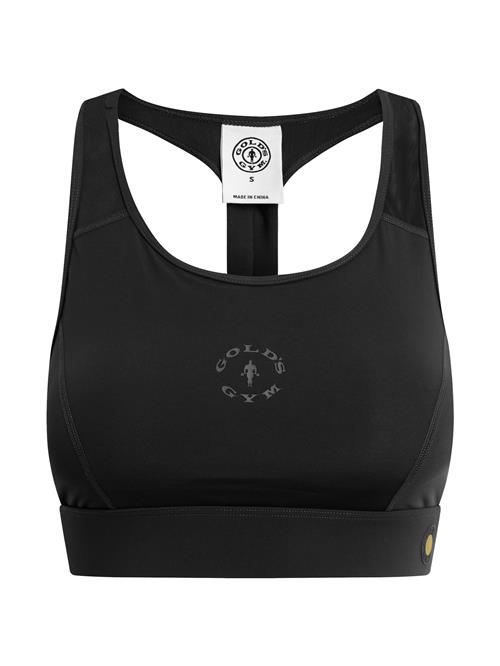 GOLD´S GYM APPAREL Sports-BH 'Nadia'  mørkegrå / sort