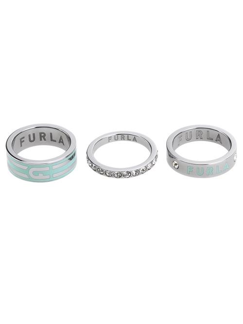 Furla Jewellery Ring  turkis / sølv / transparent