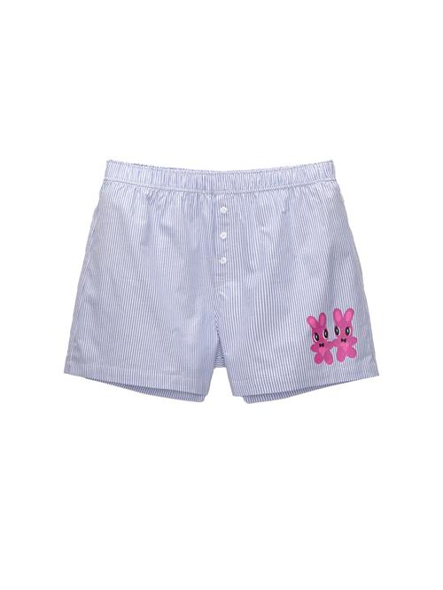 Pull&Bear Boksershorts  lyseblå / pink / sort / hvid