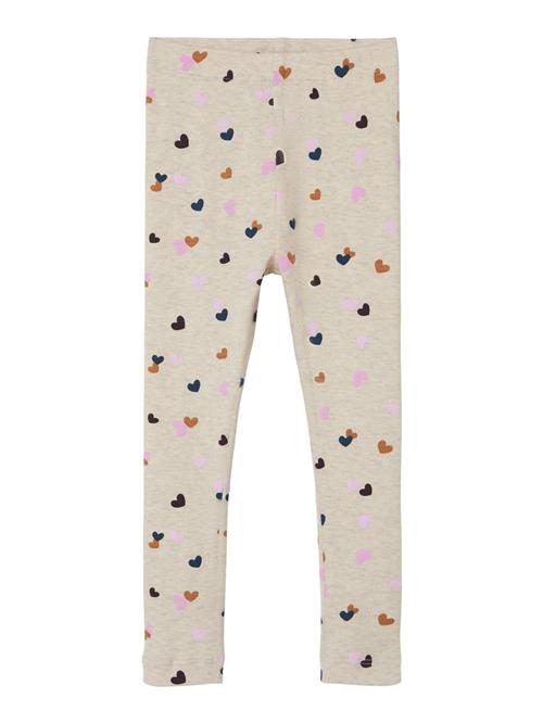 NAME IT Leggings 'NMFLUCKY'  beige / marin / brun / aubergine