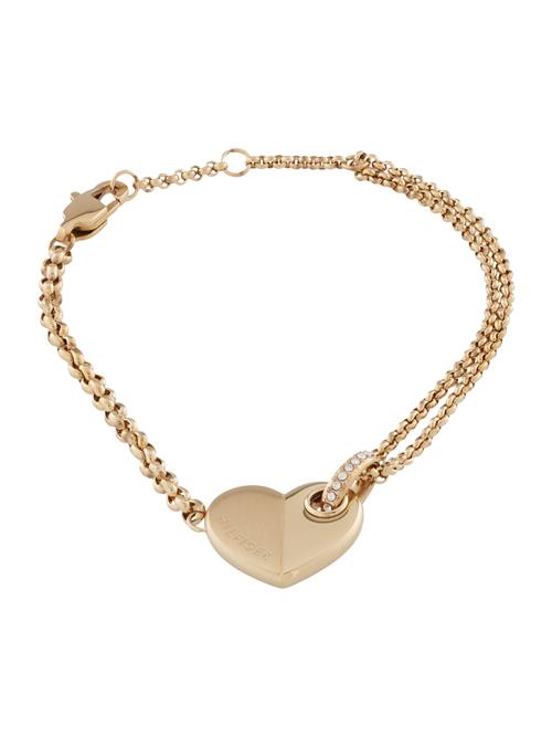 TOMMY HILFIGER Armbånd 'BOLD HEARTS'  guld / transparent