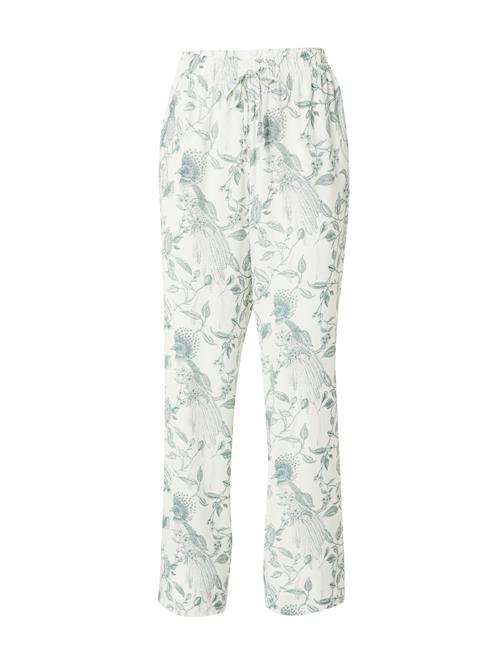 Hunkemöller Pyjamasbukser  petroleum / hvid