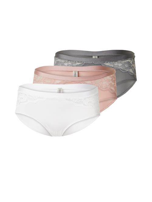 Lindex Panty 'Iris'  grå / gammelrosa / hvid