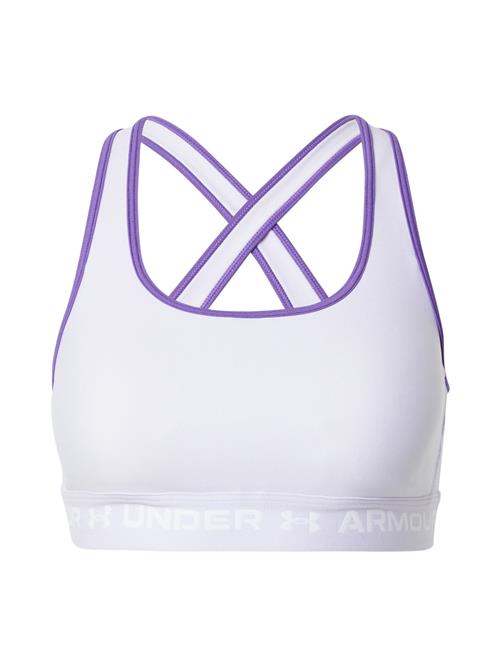 Se UNDER ARMOUR Sports-BH  pastellilla / mørkelilla / hvid ved About You