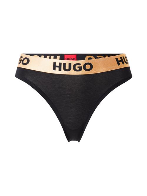 HUGO String  gul / sort