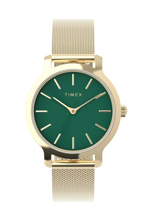 Se TIMEX Analogt ur 'Transcend'  guld / grøn ved About You