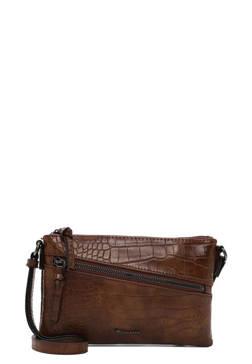 Tamaris Skuldertaske ' TAS Alessia Kroko '  cognac