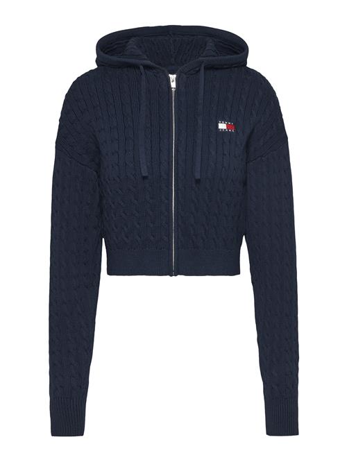 Se Tommy Jeans Cardigan  navy / blodrød / hvid ved About You