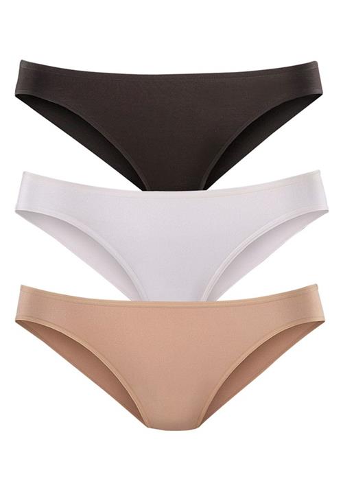 Se LASCANA Slip  nude / sort / hvid ved About You