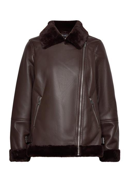 Vero Moda Vmemmy Shearling Jacket Vero Moda Brown