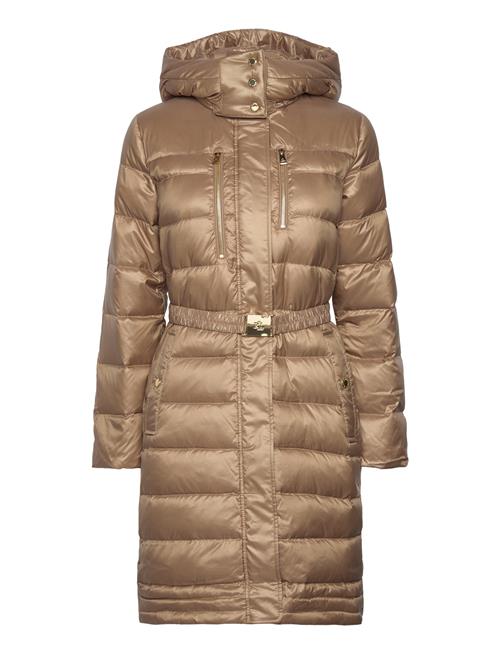 Lauren Ralph Lauren Belted Down Coat Lauren Ralph Lauren Gold