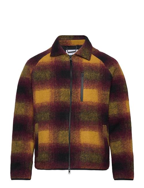 Percival Anderson Raglan Check Jacket Percival Yellow