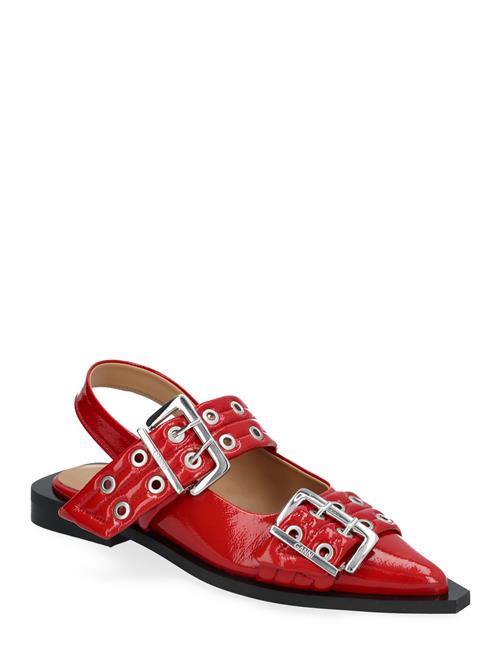 Ganni Feminine Buckle Ganni Red