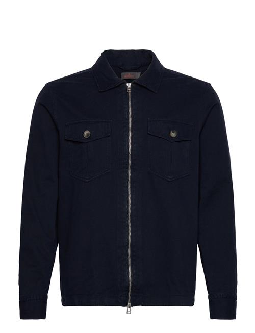 Morris Brayden Zip Shirt Jacket Morris Navy