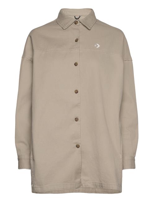 Converse Utility Woven Shirt Converse Beige