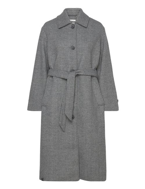 Tom Tailor Belted Coat Tom Tailor Grey