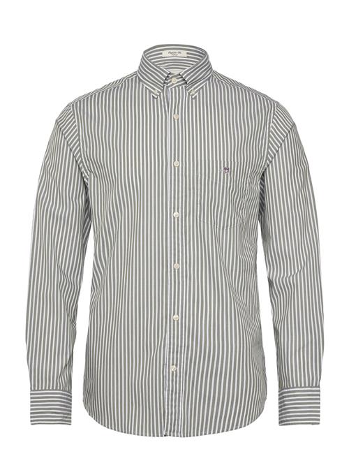 GANT Reg Classic Poplin Stripe Shirt GANT Green