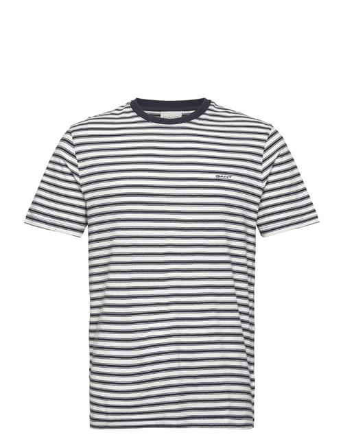 GANT Striped Ss T-Shirt GANT Navy