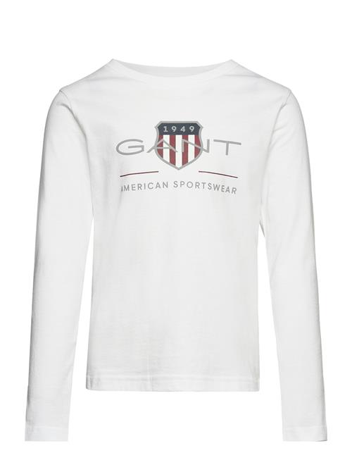 GANT Archive Shield Ls T-Shirt GANT White