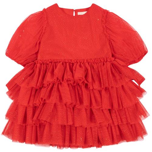 Konges Sløjd Fay Dress Grs - Barbados Cherry | Rød | 4 years