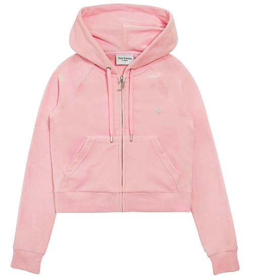 Juicy Couture - Teen Juicy Couture Cardigan - Velour - Madison - Juicy Pink