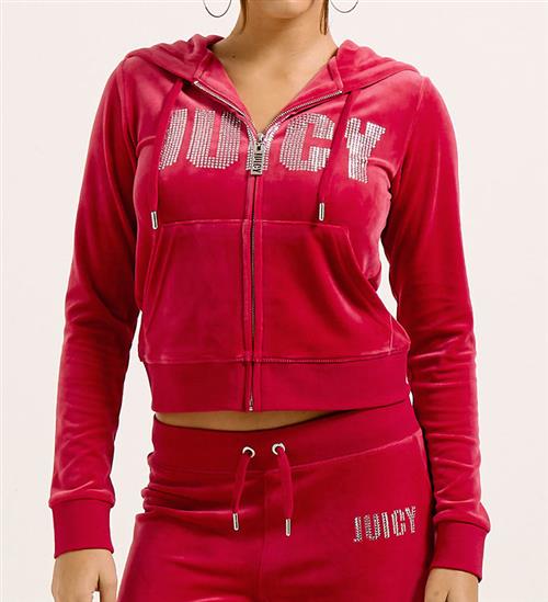 Juicy Couture - Teen Juicy Couture Cardigan - Velour - Evy Impact - Astor Red