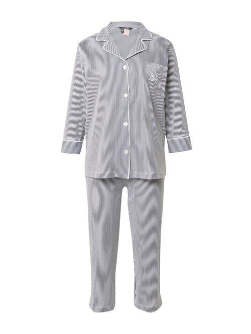 Lauren Ralph Lauren Pyjamas  navy / hvid