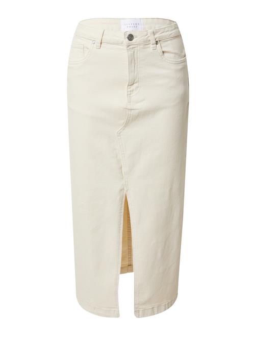 SISTERS POINT Nederdel 'OLIA'  white denim