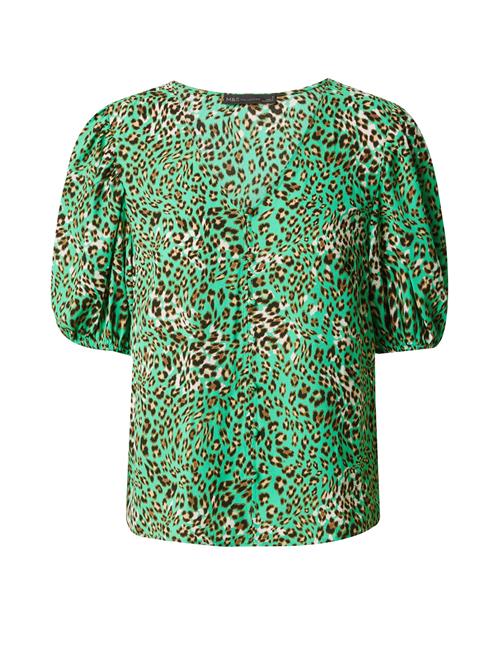 Marks & Spencer Bluse 'Staple'  brun / grøn / sort / hvid