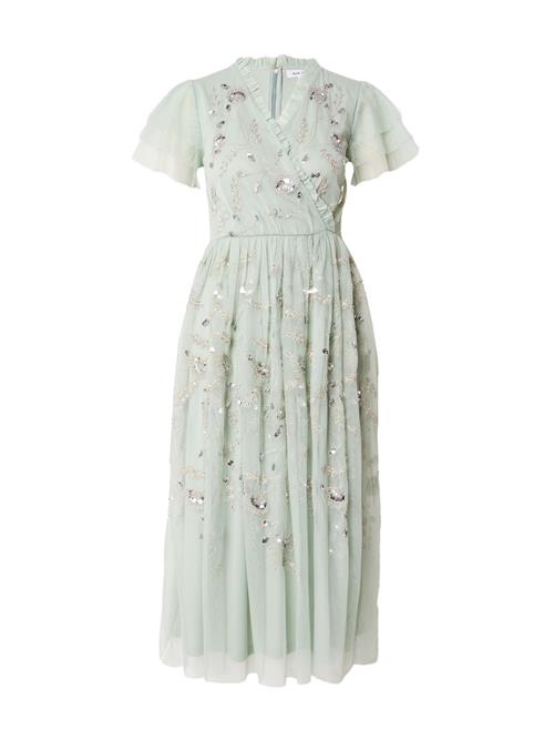 Frock and Frill Kjole  creme / pastelgrøn / sølv