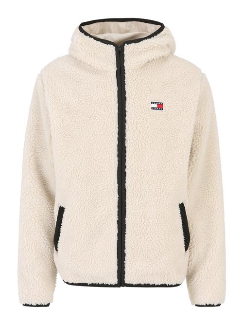 Tommy Jeans Fleecejakke  beige / sort