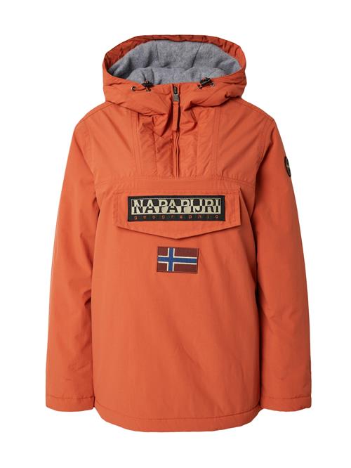 NAPAPIJRI Funktionsjakke 'RAINFOREST'  beige / navy / orangerød / sort