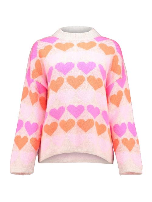 Se Hailys Pullover 'Sa44nna'  elfenben / orange / fuchsia / rosé ved About You