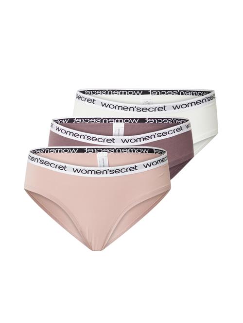 Women' Secret Slip  brombær / pastelpink / sort / hvid