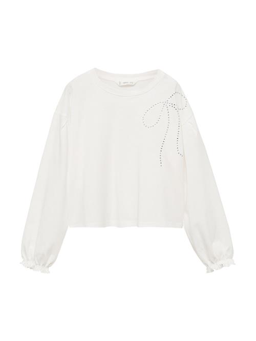 MANGO KIDS Bluser & t-shirts 'RIBBON'  sølv / offwhite