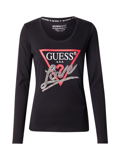 Se GUESS Shirts  rød / sort / sølv / hvid ved About You