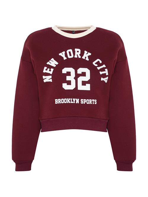 Trendyol Sweatshirt  beige / bordeaux