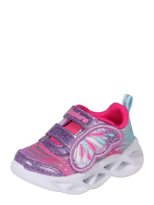 Se SKECHERS Sneakers  lyseblå / pink / sølv / hvid ved About You