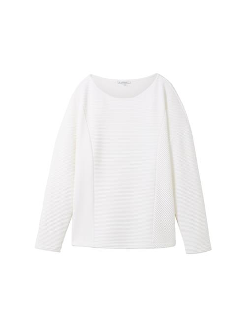 TOM TAILOR Sweatshirt  hvid