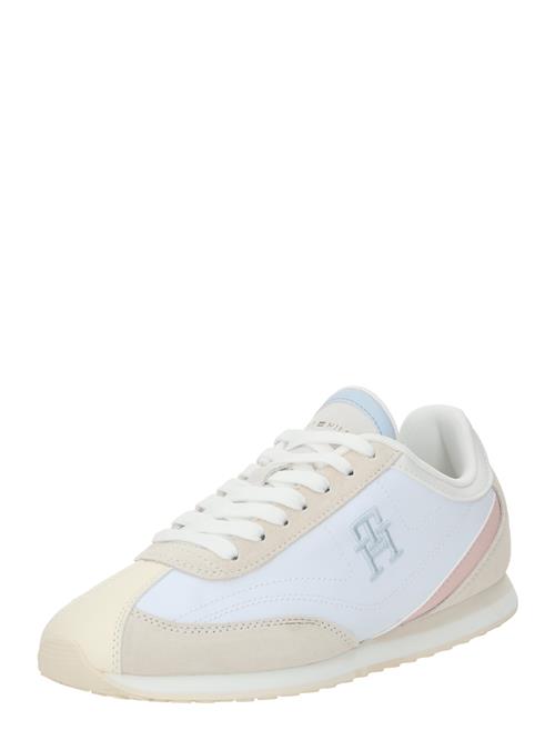 TOMMY HILFIGER Sneaker low 'HERITAGE'  beige / lyseblå / pink / hvid