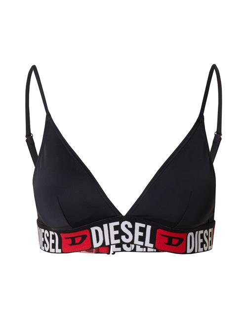 DIESEL Bikinioverdel 'BFB-BRA-EL'  rød / sort / hvid