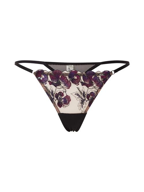 Lindex String 'Brief Aida'  cyclam / bær / sort