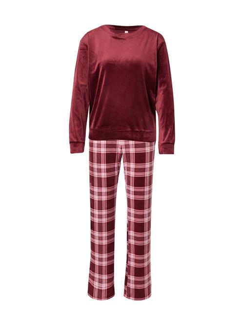 Hunkemöller Pyjamas  rød / hvid