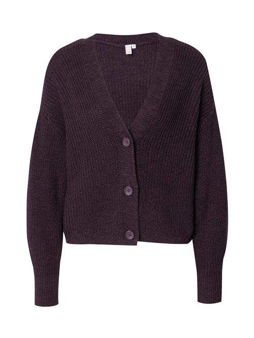 Se QS Cardigan  aubergine ved About You