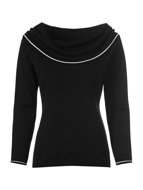 heine Pullover  sort / hvid