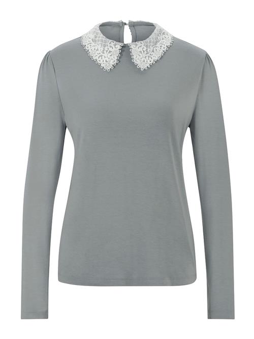 heine Shirts  grå / hvid