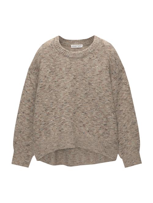 Se Pull&Bear Pullover  brun / grå-meleret ved About You