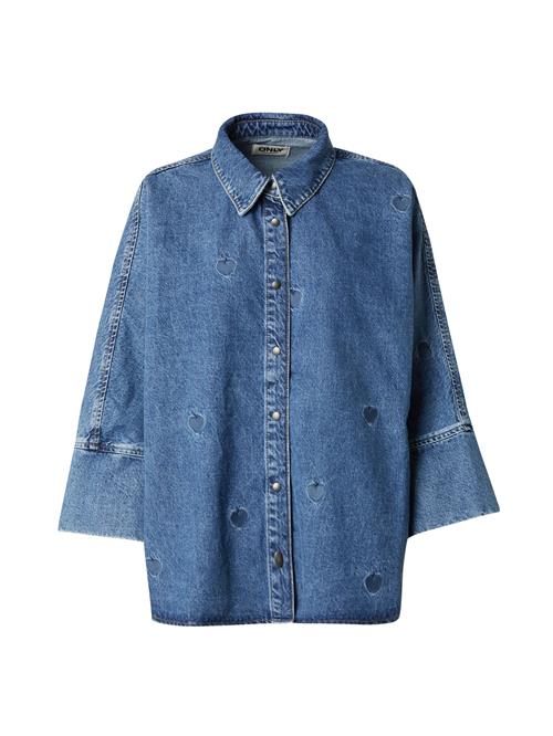 ONLY Bluse 'ONLGRACE'  blue denim